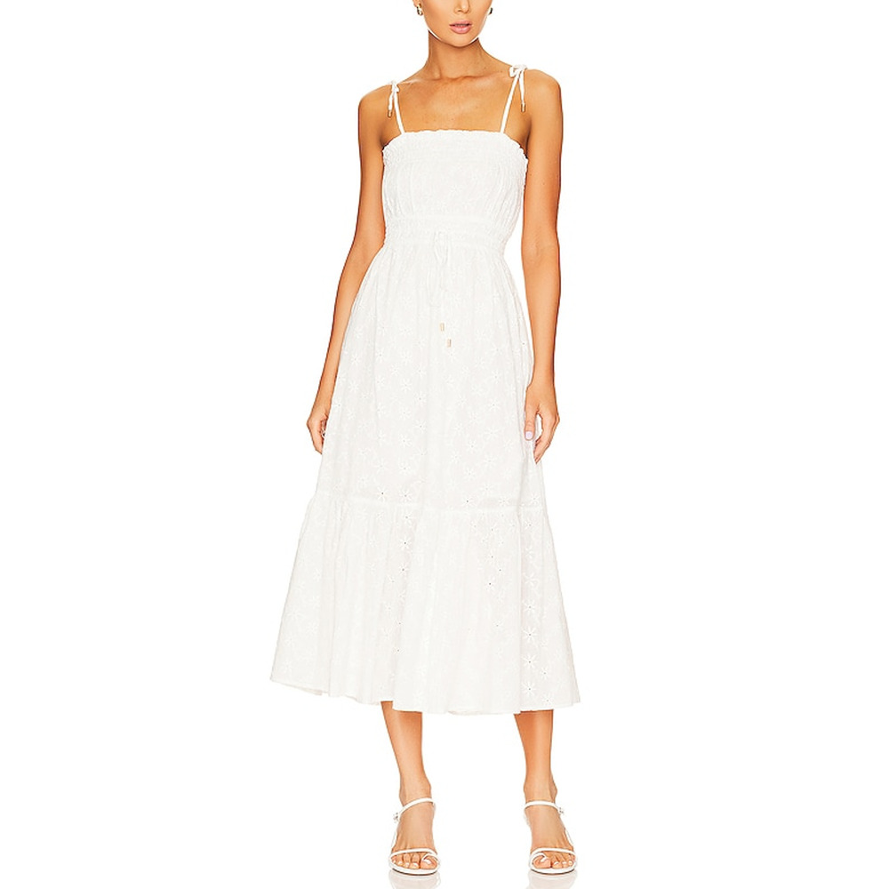Minkpink 'Sadie Broidery' Sun White Dress Size XL